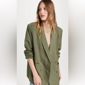 Lioness La Quinta Blazer in Khaki Green
